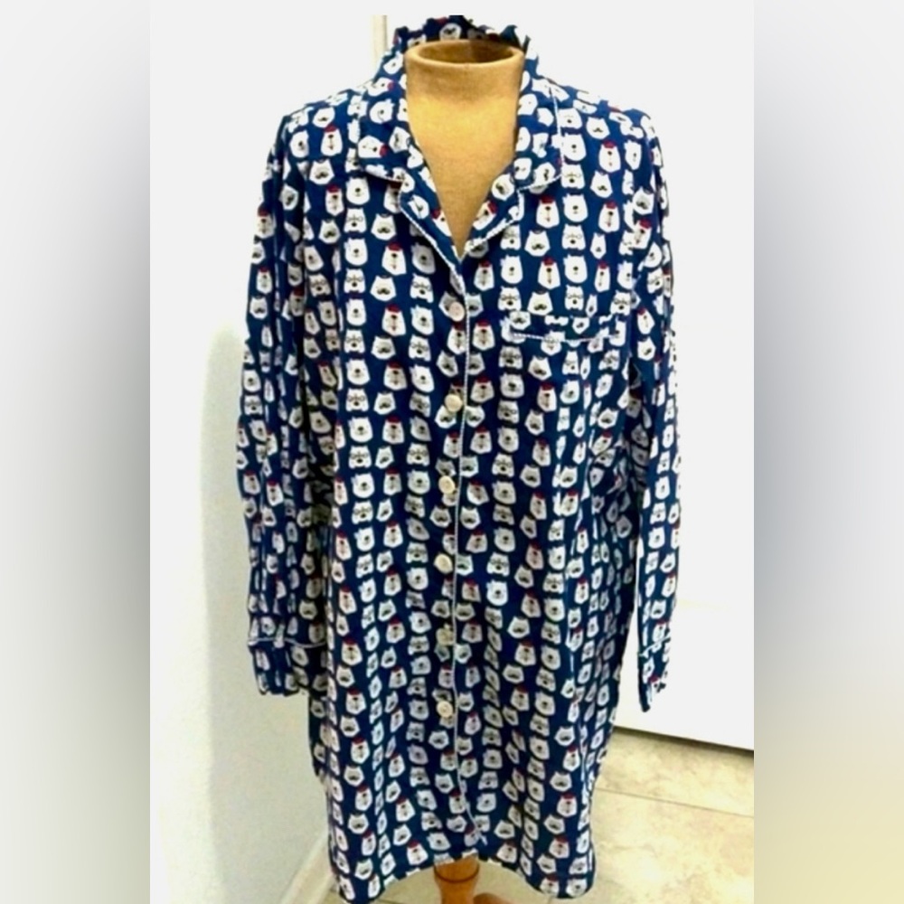 Roller Rabbit Polar Bear Pajama Dress/Nightshirt - Picture 7 of 7